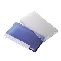 ELECOM CCD-F24BU CD・DVDファイル 24枚収納 ブルー (CCD-F24BU)画像