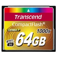 Transcend 1000x コンパクトフラッシュカード TS64GCF1000 (TS64GCF1000)画像