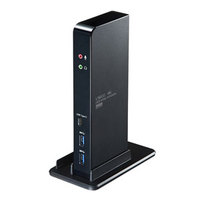サンワサプライ タブレットスタンド付き4K対応USB3.1ドッキングステーション (USB-CVDK4)画像