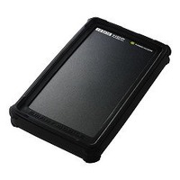 I.O DATA USB2.0/1.1 バスパワー駆動ポータブルHDD 160GB ブラック (HDP-U160S(K))画像