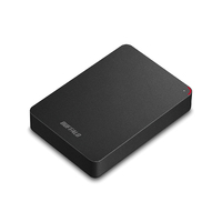 BUFFALO HD-PSF4.0U3-GB 耐衝撃対応 2.5インチ外付けHDD 4TB ブラック (HD-PSF4.0U3-GB)画像