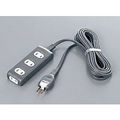 ARVEL TA2409BK OAタップ 2ピン 4個口 2m ブラック (TA2409BK)画像