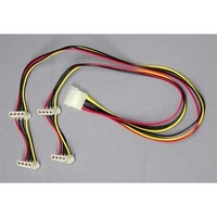 ainex HDD用電源分岐ケーブル 4台用 L型コネクタータイプ (D4-3505)画像