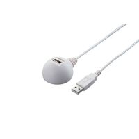 バッファローコクヨサプライ USB延長ケーブル USB2.0対応 スタンド付 0.5m ホワイト BSUC05EDWH (BSUC05EDWH)画像