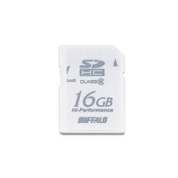 BUFFALO Class6 SDHCカード 16GB ホワイト (RSDC-G16GC6/WH)画像
