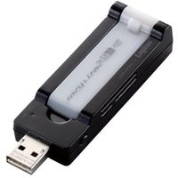 Logitec IEEE802.11n/a/g/b準拠 USB無線アダプタ/ブラック (LAN-W450AN/U2)画像