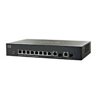 CISCO SF302-08PP 8-port 10/100 PoE+ Managed Switch (SF302-08PP-K9-JP)画像