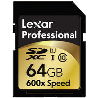 レキサー・メディア プロフェッショナル 600倍速シリーズ SDXC UHS-1カード 64GB Class10 (LSD64GCTBJP600)画像