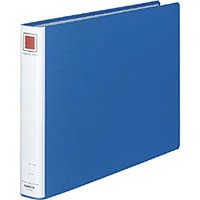 コクヨ フ-E639B チューブファイルエコ B4横 30mmとじ 2穴青 (E639B)画像