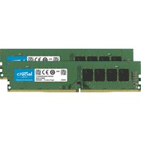 crucial 64GB Kit(32GBx2)DDR4 2666 MT/s(PC4-21300)CL19 DR x8 UDIMM 288pin (CT2K32G4DFD8266)画像