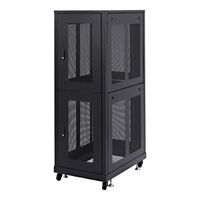 サンワサプライ 19インチサーバーラック メッシュパネル仕様(36U) CP-SV3690MBK (CP-SV3690MBK)画像