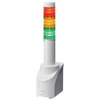 PATLITE ネットワーク監視表示灯、ブザー付、40Φ、3段赤黄緑、アダプタ無 (NHP-3FB2N-RYG)画像