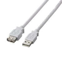 ELECOM USB2.0延長ケーブル(A-A延長タイプ) (U2C-E20WH)画像