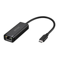 BUFFALO LUA6-U3-CGTE-BK Giga USB3.2 Gen1対応 有線LANアダプターType-C対応 (LUA6-U3-CGTE-BK)画像