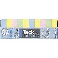 コクヨ メ-1097N タックメモ 付箋タイプ再生25×7.2 4色100枚x10 (1097N)画像