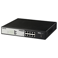 BUFFALO BSL-PS-G2108M レイヤー2 802.3at規格 WebスマートGigaスイッチ 8P (BSL-PS-G2108M)画像