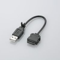 ELECOM 携帯電話用USB充電&データ転送ケーブル/コンパクト au WIN対応 (MPA-BTCWUSB/BK)画像