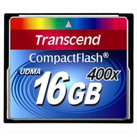 Transcend 16GB 400倍速CFカード TS16GCF400 (TS16GCF400)画像