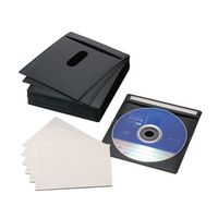 LOAS DVD-A004-110BK タイトル付不織布ケース 110枚 (DVD-A004-110BK)画像