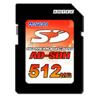 ADTEC AD-SDH512 完全防水 Hi-Speed SDカード 512MB 20MB/sec (AD-SDH512)画像