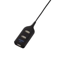 ELECOM これハブ。タップタイプ 3ポート 0.3M (ブラック) U2H-TAP1303BBK (U2H-TAP1303BBK)画像