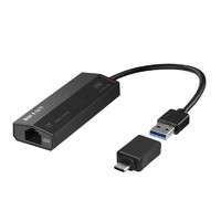 BUFFALO 2.5GbE対応 USB LANアダプター TypeAtoC変換コネクタ付属 (LUA-U3-A2G/C)画像