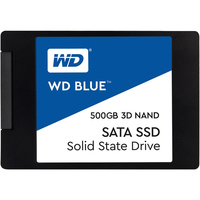Western Digital WD Blue 3D NAND SATA SSD 500GB 2.5/7mm WDS500G2B0A (WDS500G2B0A)画像