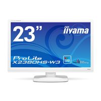 IIYAMA ProLite X2380HS-W3 ピュアホワイト (X2380HS-W3)画像