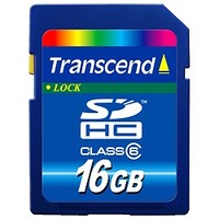 Transcend SDHC Class6 16GB (TS16GSDHC6)画像