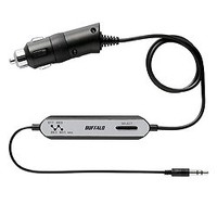 バッファローコクヨサプライ FMトランスミッター miniプラグ スイッチ式 低ノイズ設計 シルバー (BSFM11SV)画像