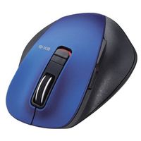 ELECOM BlueLEDマウス/握りの極み/Mサイズ/Bluetooth/5ボタン/ブルー (M-XGM10BBBU)画像