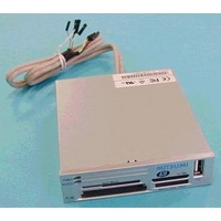 MITSUMI FA902B(SV) 3.5インチベイ内蔵 6in1カードリーダーライター USB2.0 シルバー (FA902B(SV))画像