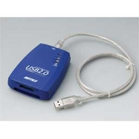 BUFFALO (MELCO) MCR-6U/U2　USB2.0対応 6メディア対応カードリーダー (MCR-6U/U2)画像