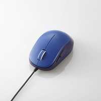 ELECOM BlueLEDマウス/EPRIM/有線/5ボタン/ブルー (M-Y9UBBU)画像