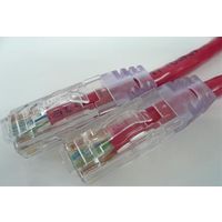 エイム電子 Cat6ケーブル ストレート 単線 赤 30m (C6S-SO-RD-30)画像