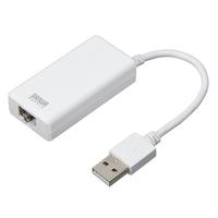 サンワサプライ USB2.0 LANアダプタ (LAN-ADUSBRJ45)画像