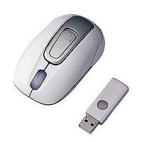 サンワサプライ USB充電式ワイヤレスマウス ホワイト MA-WH67W (MA-WH67W)画像