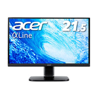 ACER 21.5インチワイド液晶ディスプレイ(21.5型/1920×1080/HDMI、ミニD-Sub/ブラック/スピーカー搭載/VA/非光沢/フルHD/16:9/250cd/1ms) (KA222QBbmiix)画像