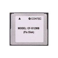 CONTEC CF-512MB 512MB CompactFlash for Fix Disk (CF-512MB)画像