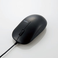 ELECOM 法人向け高耐久マウス/USB光学式有線マウス/3ボタン/ブラック (M-K7URBK/RS)画像