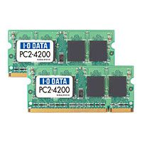 I.O DATA SDX533-512MX2 PC2-4200(DDR2-533)200ピン S.O.DIMM (SDX533-512MX2)画像