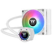 THERMALTAKE TH120 ARGB Sync V2 CPU Liquid Cooler -Snow- (CL-W363-PL12SW-A)画像