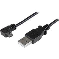 StarTech 充電&同期用 Micro USBケーブル 2m L型右向き USB A オス – USBマイクロ オス 24AWG (USBAUB2MRA)画像