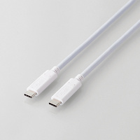 ELECOM スマホ用USBケーブル/USB3.1(Gen1)(C-C)/認証品/1.0m/ホワイト (MPA-CC13A10NWH)画像