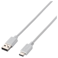 ELECOM USB2.0ケーブル/for Apple/A-Cタイプ/ノーマル/1m/ホワイト (U2C-APAC10WH)画像