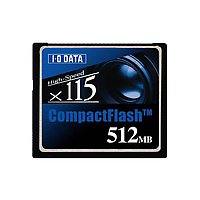 I.O DATA CF115-512M コンパクトフラッシュ CD115倍速相当 512MB (CF115-512M)画像
