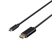 BUFFALO BDCHD10BK ディスプレイ変換ケーブル USB Type-C – HDMI 1m ブラック (BDCHD10BK)画像