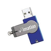 IMATION Flash Drive Mini USBフラッシュメモリ 4GBブルー FlashD-Mini4GBL (FLASHD-MINI4GBL)画像