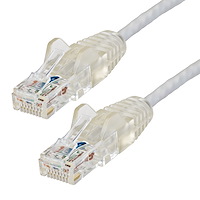 StarTech カテゴリ6 LANケーブル 3m Cat6極細ギガビットイーサネットケーブル グレー ツメ折れ防止RJ45コネクタ 28AWG (N6PAT300CMGRS)画像