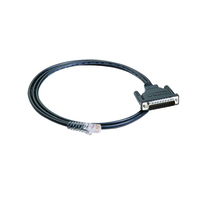 MOXA 150cm8ピンRJ45-DB25オス RS-232ストレートケーブル (CBL-RJ45M25-150)画像